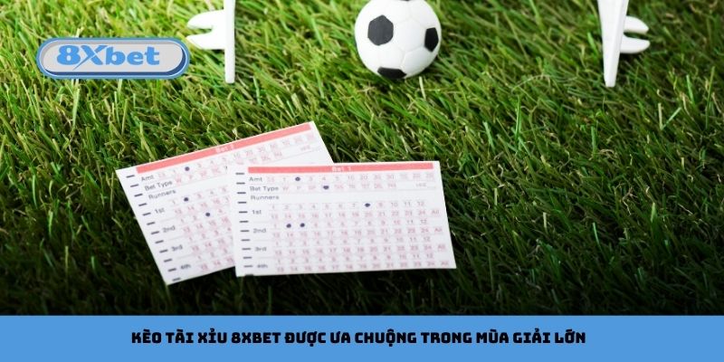 Kèo Tài Xỉu 8xbet Được Ưa Chuộng Trong Mùa Giải Lớn